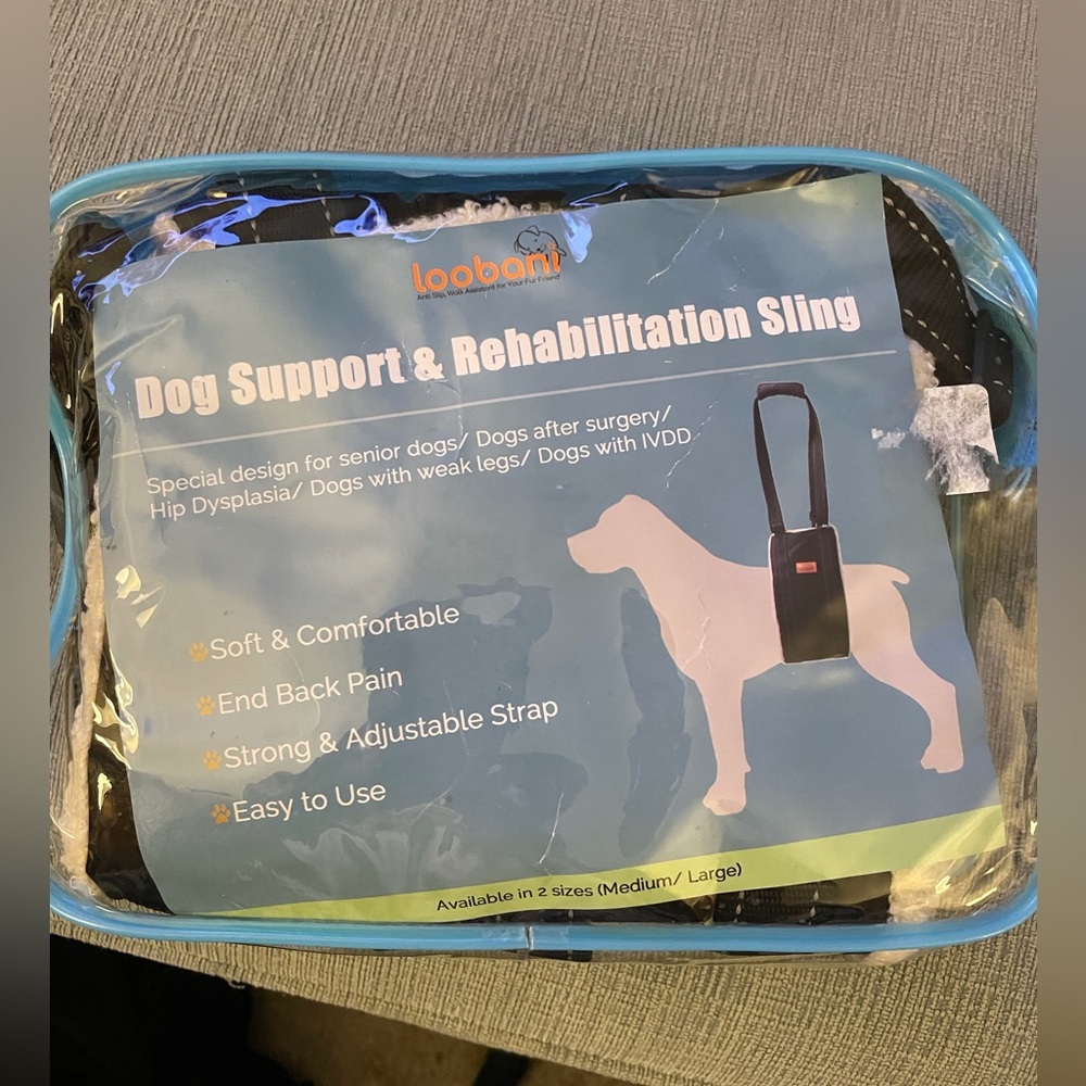 Loobani Dog Lift Support & Rehabilitation Sling